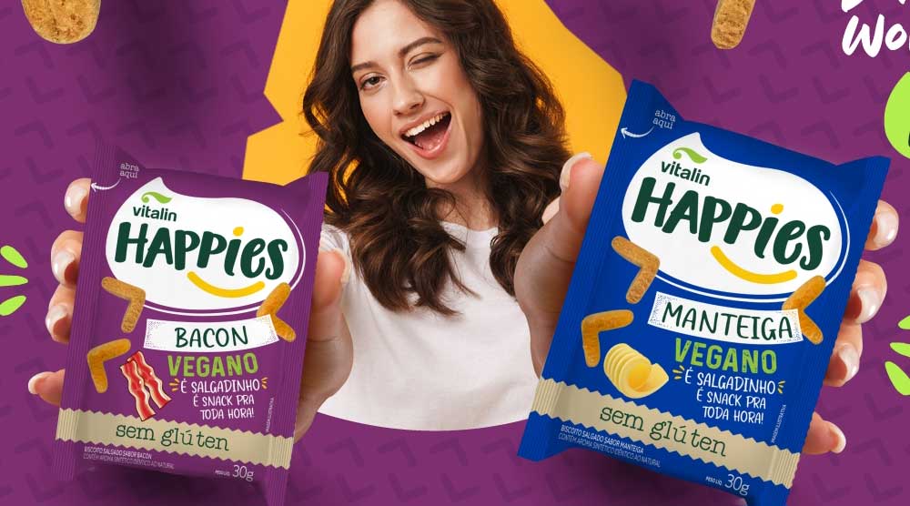 Vitalin anuncia nova linha de snacks sem glúten Happies | Lifebrunch